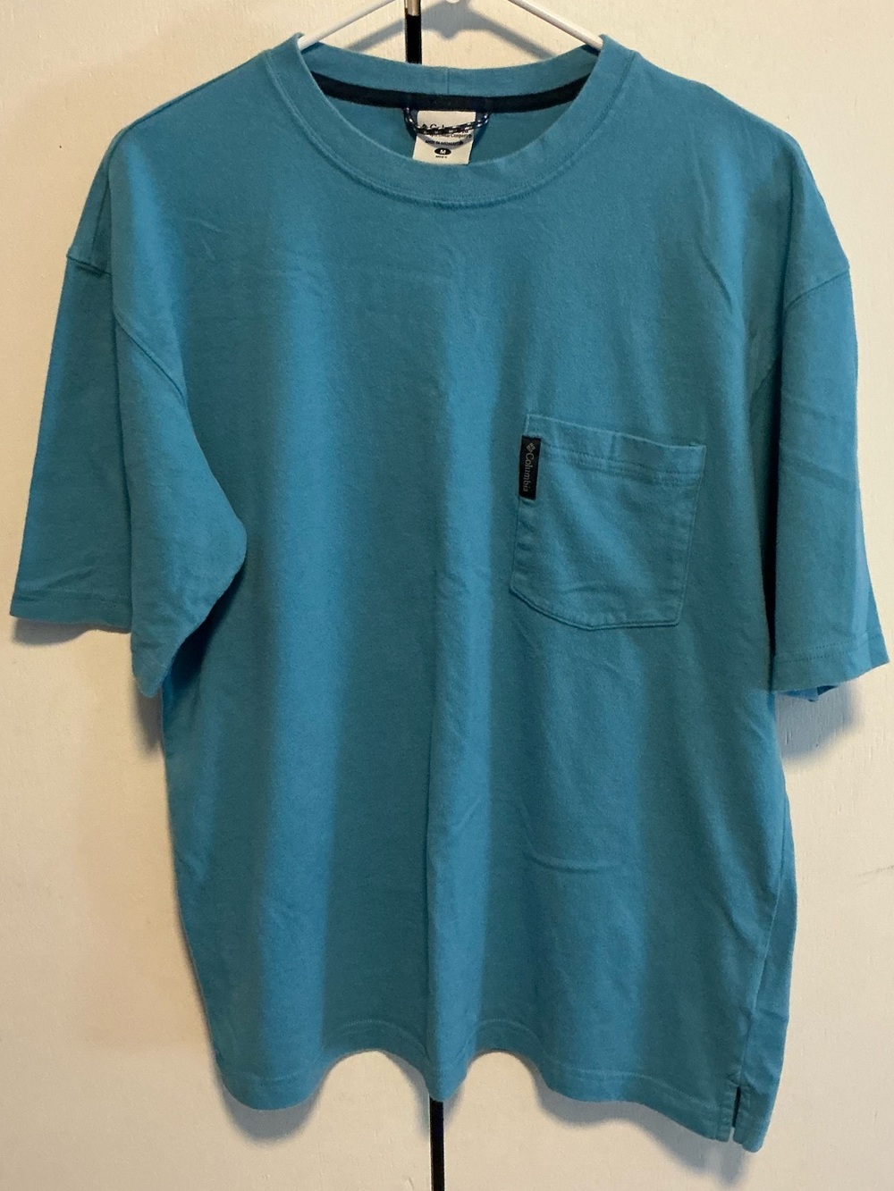 Columbia Men's Teal Short-Sleeve Pocket Tee